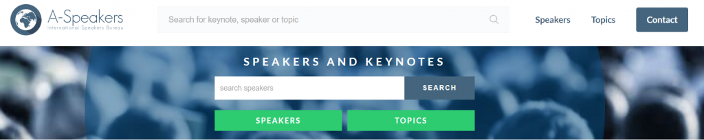 Guest speakers for conferences website ASpeakers