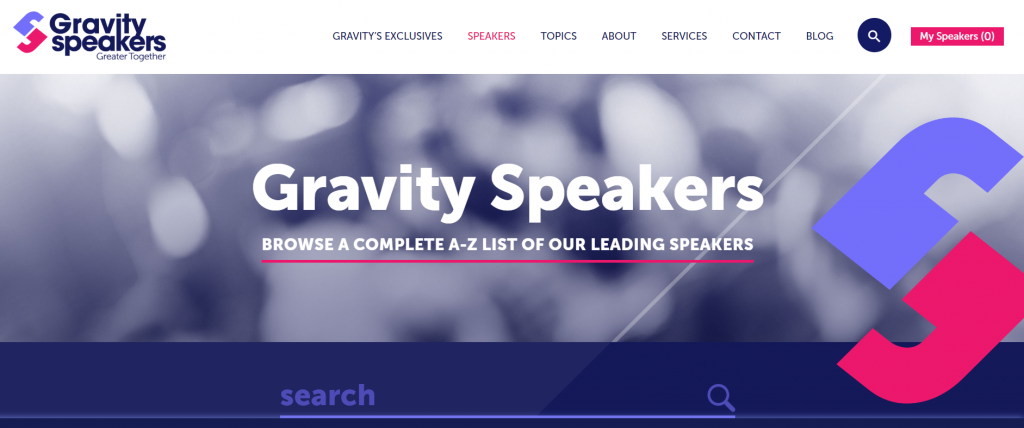 Conference keynote speakers Gravity Speakers.