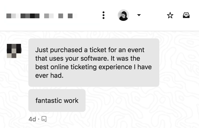 Customer feedback