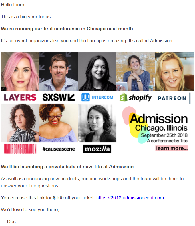 Admission Email 3