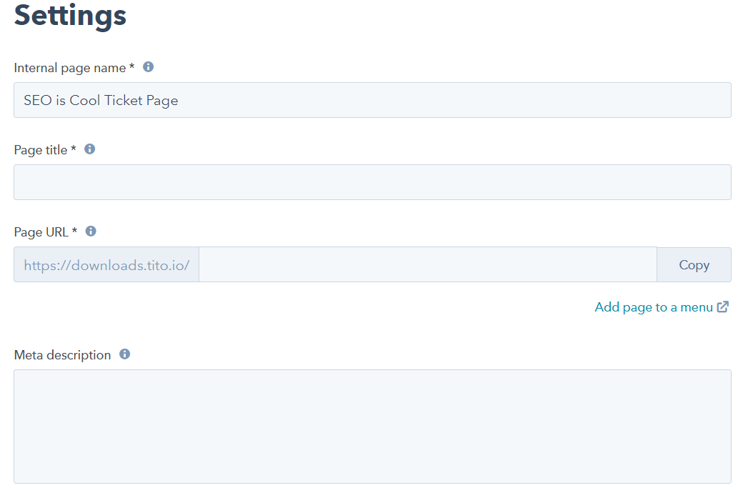 settings tab hubspot