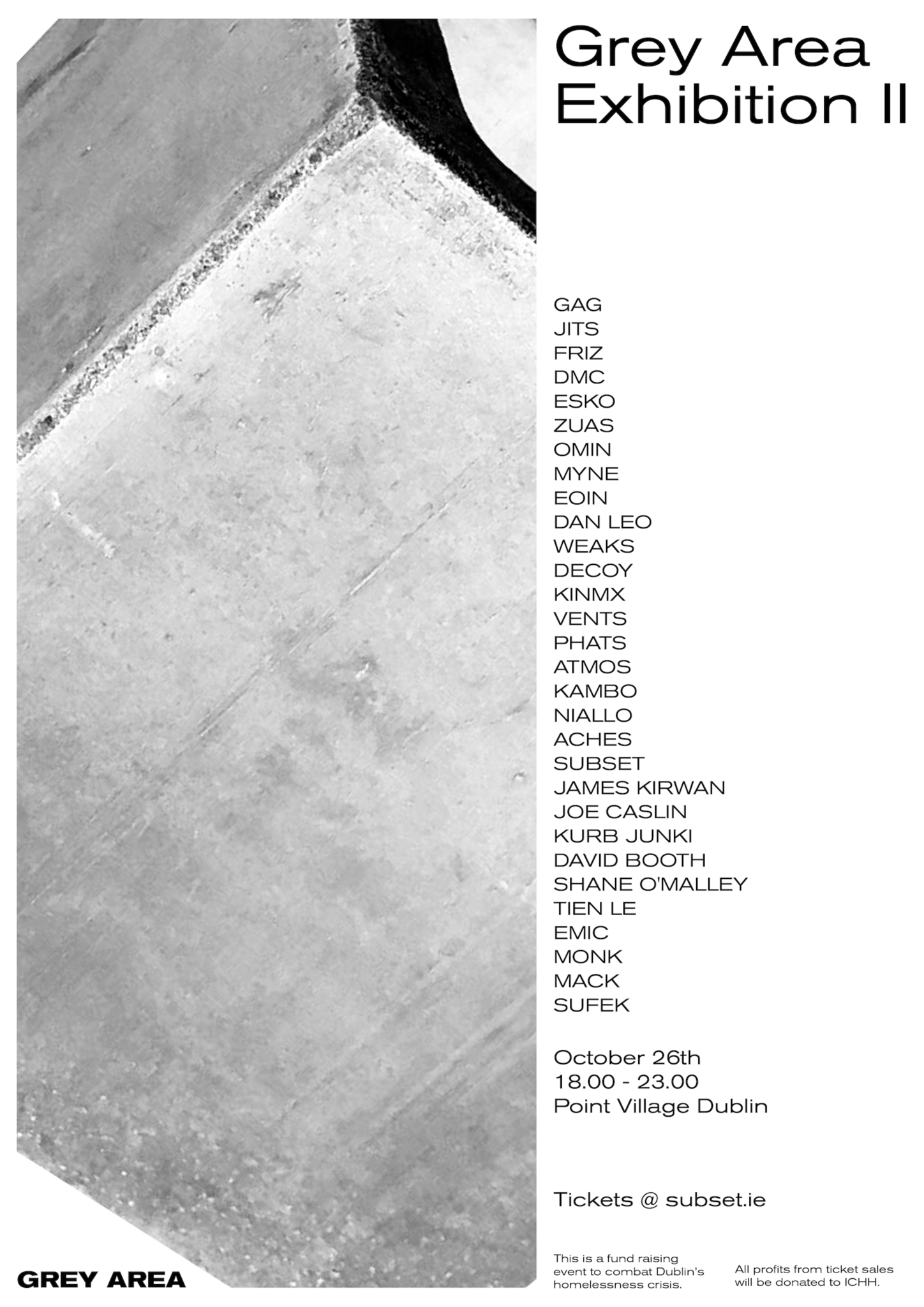 Grey Area Exhibition Poster