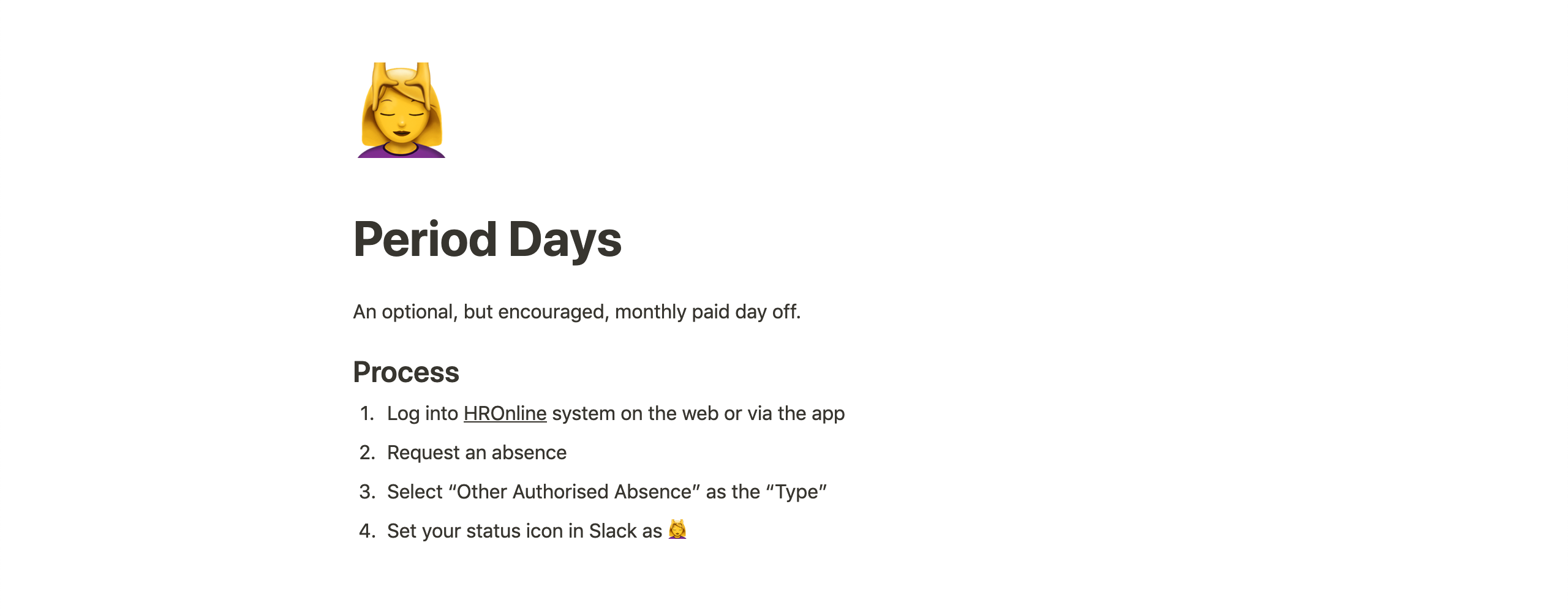 Wiki on Period Days