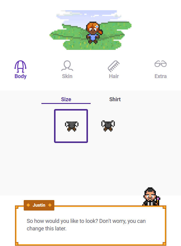 Productivity tools Habitica Character set up