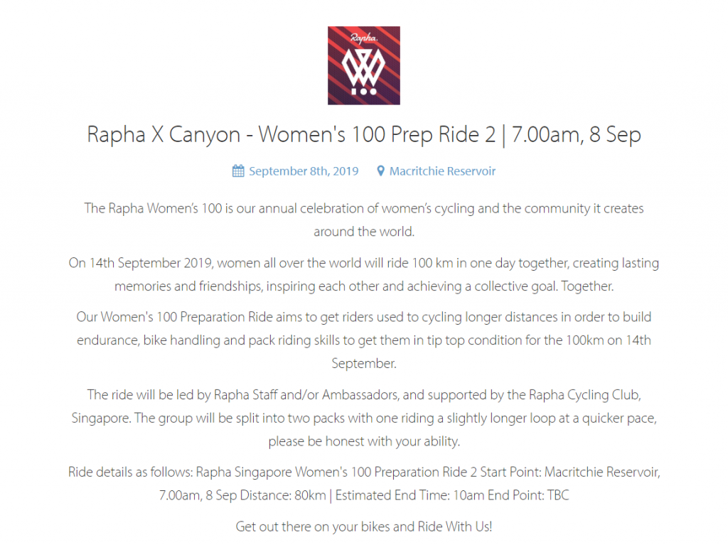 Rapha Women's 100